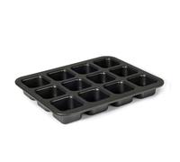 Kilimazart Mini moule à pain anti-adhésif en acier au carbone 8 cavités (Black 12 Cavity)