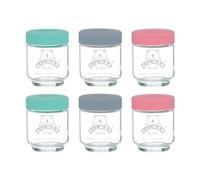 Kilner 0025.017 Lot de 6 bocaux en verre pour enfants 190 ml