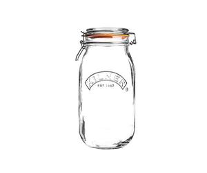 Kilner 0025.494 Cliptop Bocal rond en verre 3 l