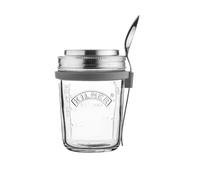 Kilner Set de petit-déjeuner bol en verre + cuillère 0.35 L