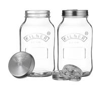 Kilner Verres de fermentation, Bocal de conservation, Transparent