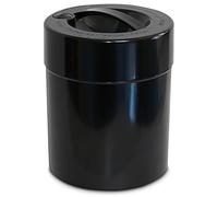 Kilovac - Conteneur de Rangement Portable hermétique Multi-Usage pour Produits secs, Aliments et Herbes - Corps Noir uni - 227 à 1,1 kg