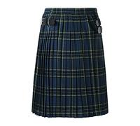 Kilt écossais pour homme - Vintage - Kilt de sauna écossais - Robe de sport - Kilt tartan traditionnel Highland - Mini jupe plissée irlandaise - Robe tartan, bleu, M