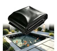 Kilvanx Bâche EPDM de qualité supérieure pour Bassin,Film EPDM Naturel Noir | Particulièrement durable,Flexible Durable Préformée,Résistant aux UV et Déchirures,pour aquaculture et jardins aquatiques