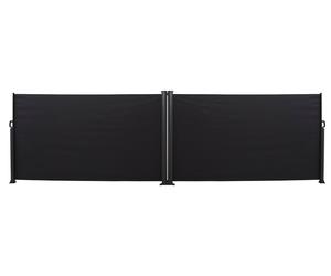 Kim Paravent double 6x 1,6 m, noir.