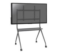 KIMEX - Support écran TV Mobile - sur roulettes avec étagère - 50"-86" - 030-4386