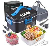 Kimfead Gamelle Chauffante 100W 1,8L Lunch Box Chauffante 12V/24V/230V