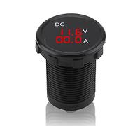 KIMISS 12-24 V Numérique Voltmètre Ampèremètre Tension Courant Affichage Rouge LED pour Voiture Moto Bateau