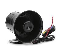 KIMISS 12 V 20 W voiture sirène klaxon, 3 tons fort klaxon haut-parleur électronique moto mégaphone véhicule avertissement alarme sirène ambulance hurlant