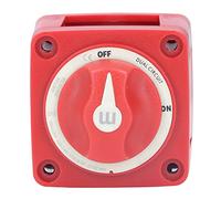 KIMISS 300A Interrupteur à Bouton de Batterie, Interrupteur de Batterie Blue Sea avec Double Circuit 4 Fils Protection contre L'allumage IP66 Amovible étanche pour Yachts RVS