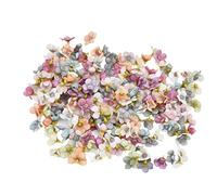 KIMISS Artisanat de Fleurs Artificielles - 200pcs Tissu de Mariage Petite Fleur 2,5 Cm / 1,0 Pouce - de Simulation Décoration de Mariage