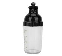 KIMISS Bocal à Sauce Étanche, 200ml avec Couvercle (BLACK) | Fabriqué en PP robuste, parfait pour conserver les sauces, opération à une main