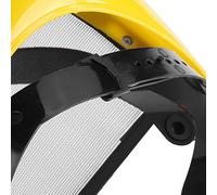 KIMISS Casque de sécurité Forestier avec Visière en | Ajustement réglable, Idéal pour les travaux de jardinage, Construction durable, Écran facial complet, Casque de sécurité