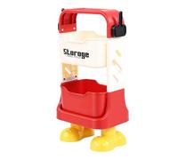 KIMISS Chariot Roulant Utilitaire Robuste avec Roues - Organisateur de Rangement à 3 Niveaux pour Cuisine, Salle de Bain et Garage, Construction en PP Durable (2 Niveaux)