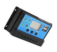 KIMISS Contrôleur de solaire automatique 60A/50A/40A/30A/20A/10A 12V 24V Contrôleur PWM(60A)