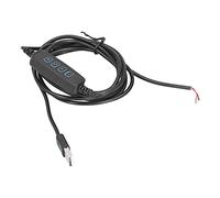 KIMISS Cordon d'interrupteur d'éclairage à LED USB 2M - Alimentation à Puissance Dimmable pour les Lampes 5V, Installation Facile pour la Maison et l'extérieur