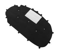 KIMISS Coussin D'isolation Sous le Capot, Tapis Insonorisant en Feutre pour la Chaleur du Moteur avec Couche de Papier D'aluminium et Clips, Réduit le Bruit, Protège la Peinture du