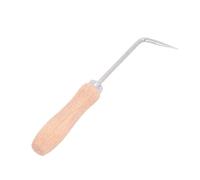 KIMISS Crochet de Couture de Soudure pour Film PVC TPO, Outil de Soudage en Acier Rapide de 6 Mm avec Poignée en Bois de Hêtre, Testeur de Couture pour Applications étanches