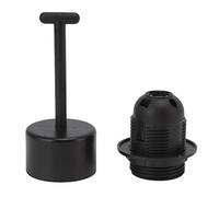 KIMISS E27 Haut de Porte-lampe Installation de la Base de cuivre. (BLACK)