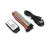 KIMISS Ensemble d'analyseurs Logiques USB - Outil de Poche Numérique Compact à 8 Canaux avec Mémoire 24 MHz