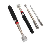 KIMISS Ensemble d'outils de Ramassage Magnétique Télescopique - 5 Pièces avec des Aimants Lourds de 15 Lb, 10 Lb, 3,5, 1, et Miroir d'inspection pour les Espaces étroits