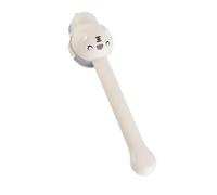 KIMISS Extension de Robinet pour évier, Poignée pour Enfants, Anti-éclaboussures, en Silicone Souple, pour Salle de Bain, Tout-petits, Dessin animé Toronto, Blanc, Accessoires de Fixation