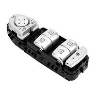 KIMISS Interrupteur de vitre électrique côté conducteur gauche, Commutateur de vitre principale pour voiture compatible avec C300 C63 C350e OE: 2229056800