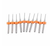 KIMISS Jeu de Mini Forets 0,8 Mm pour le Travail du Bois et la Réparation de Téléphones Portables - 10 Outils de Précision en Acier au Tungstène