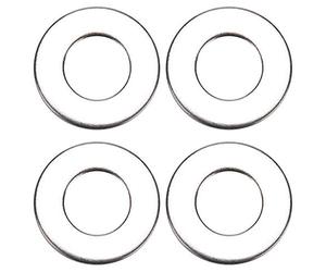 KIMISS Kit d'assortiment de Rondelles en Acier de Haute qualité avec Boîte - 110 Rondelles Plates en Acier Inoxydable Standard Impérial - Idéal pour un Usage Industriel