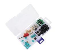 KIMISS Kit de Noyau de Valve A/C pour Réparation Premium | Résistant à l\'abrasion, Idéal pour les petites et grandes vannes, Comprend plusieurs joints