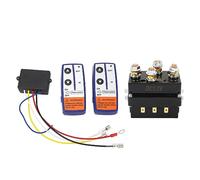 KIMISS Kit de Relais de Treuil 12V 500A avec Télécommande pour les VTT, Motoneige et Tondeuses à Gazon - Commutateur de Contacteur en Service Lourd