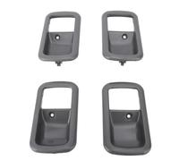 KIMISS Lunette de Poignée de Porte Intérieure, Remplacement de Lunette de Poignée de Porte Intérieure en ABS 4 Pièces, OE 69277 60010 69278 60010, Décoloration par Rayures, pour Série 80