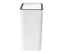 KIMISS Poubelle de Cuisine 15 Litres 15Lacity, Poubelle à Bouton-pression avec Couvercle, Poubelle en Plastique pour Salle de Bains, Toilettes et Cuisine