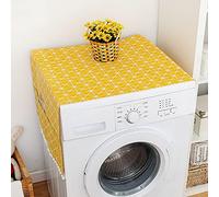 KIMISS Protecteur de Couverture Anti-poussière en Lin Polyvalent en Coton pour le Réfrigérateur, Lavage de et Table - Soft & Tache Résistant 51 ”x 21” (55 * 130cm 51x21 pouces)