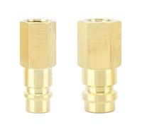 KIMISS R134A Climatiseur Adaptateur, Connexion et Déconnexion Rapides | Fabrication professionnelle, conception étanche, laiton durable, idéal pour la réfrigération