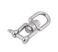 KIMISS Tout Neuf Robuste Dispositif de Manille de Roulement à Bague Pivotante en Acier Inoxydable 304(6mm)