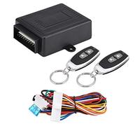 KIMISS voiture verrouillage central autoradio télécommande universelle serrure de porte de voiture système d'entrée sans clé verrouillage Central Kit de télécommande verrouillage Central+telecommande