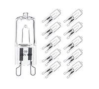 Kimjo Ampoule G9 40W , Ampoule Halogène G9 Dimmable Blanc Chaud, G9 Ampoules Capsule Filament 480LM 230V Lot de 10