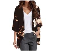 Kimono Plage Femme Sortie De Robe Gilet Été Fin Ete Vetement Voile Coton Tunique Tenue Chemise Longue Cardigan Cache-Maillots Et Sarongs Long Veste Fluide