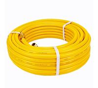 Kinchoix Tuyau de gaz naturel de 21,3 m - Kit de tuyau de gaz naturel pour appareils de chauffage de chantier - Équipement au propane avec 2 raccords mâles