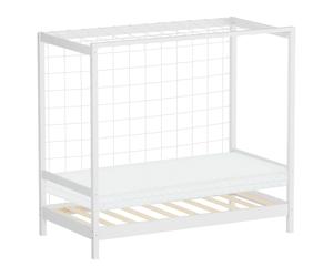 Kinderbett mit Matratze Jugendbett Kiefernholz Einzelbett Lattenrost 80x160 cm