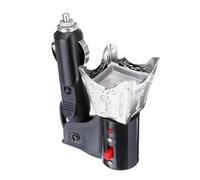 KinderCoring Brûleur d'Encens Électrique Allume-Cigare Voiture Porte-encens Diffuseur Créatif Décoratif Adapté à la Voiture Cadeau Décoration Maison, Argent