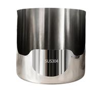 KinderCoring Organisateur de Couvercle, Porte-spatule, Plateau, Acier Inoxydable 304 Poli, Forme Cylindrique Compacte, Brillant