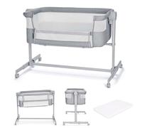 KINDERKRAFT Lit de bébé Neste Up2 Gris clair