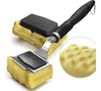 KINDLUME Brosse Barbecue, BBQ, Brosse pour Barbecue, Brosse de Nettoyage, Brosse à Barbecue sans Poils avec Grattoir Intégré et Long Manche, pour Nettoyage Profond des Grilles en Fonte