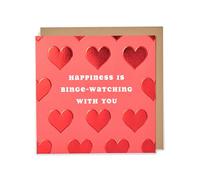 Kindred - Happiness Is Binge-Watching With You - Carte de Saint-Valentin