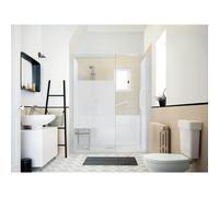Kinemagic7 Sérénité 170x90 Niche Solo Mixte Dépoli 1 bande Thermostatique - KINEDO KT-1709-NMS-DB3-GS0