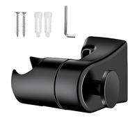 Kinesgsg Support de Douche Sans Perçage Adhésif, 360° Acier Inoxydable | Autocollant Support de Pommeau de Douche Mural, Réglable Spécification Douchette Universel, pour Salle de Bain Hôtel