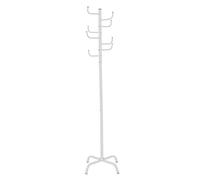 King Collection King Home a1007614 Porte-Manteau en Acier Verni, Blanc, 50 x 50 x 175h