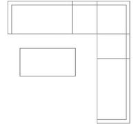 King Collection Outdoor t1095864 Table en & Out rectangulaire avec Top en Verre trempé